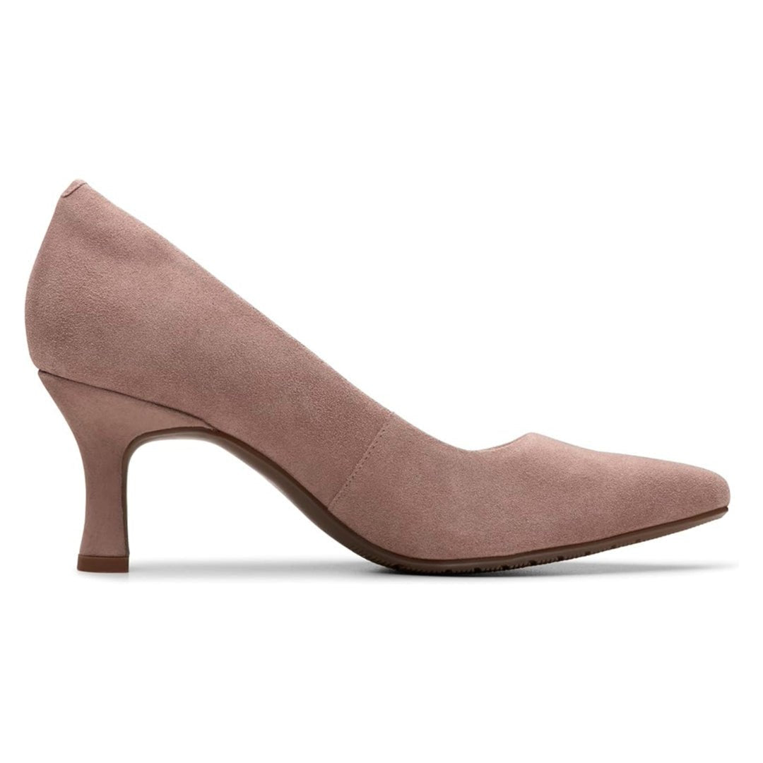 Clarks Kataleyna Gem Mauve Suede Women's Shoes - Women's ShoesClarks