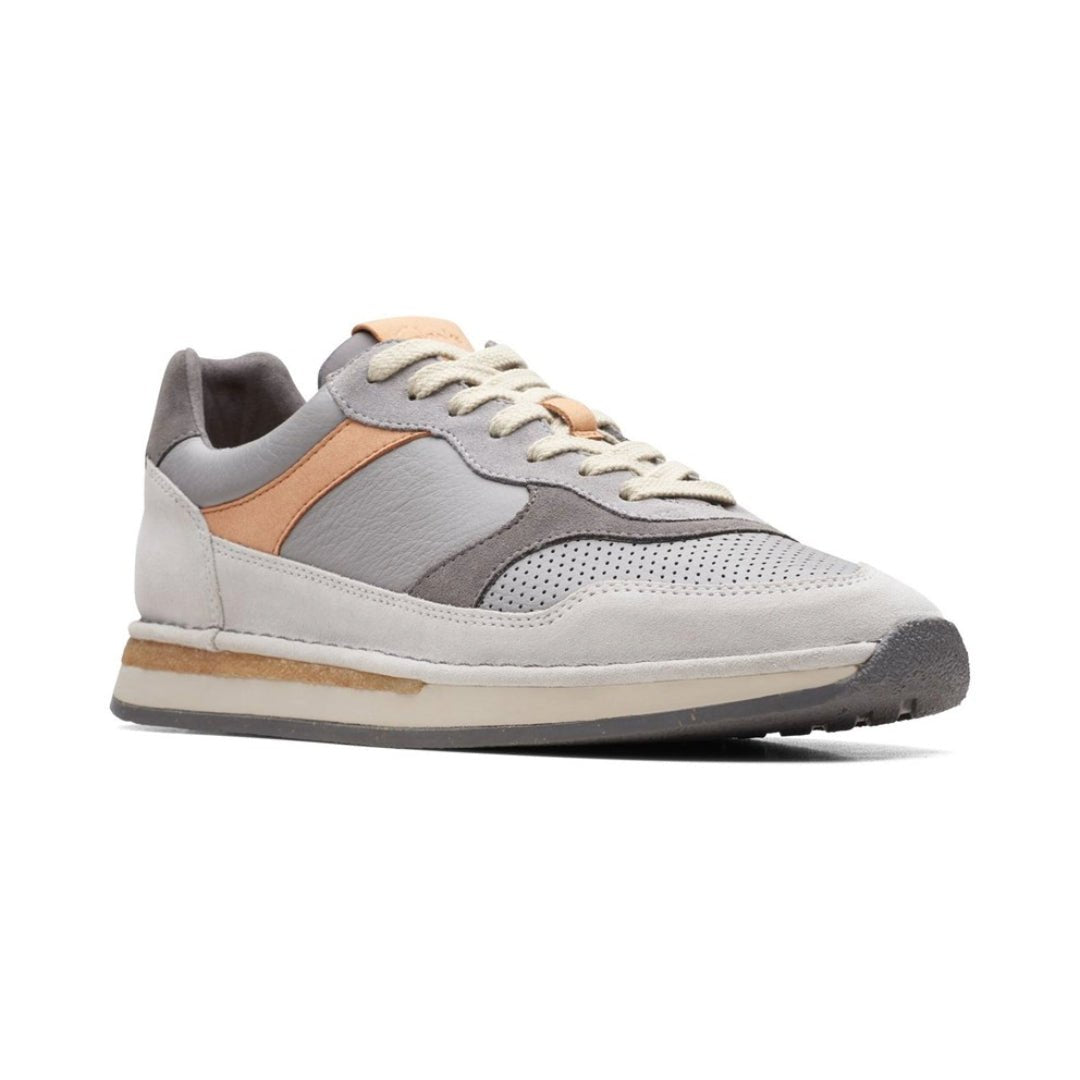 Clarks Men's Craft Run Tor Grey Sneaker 3