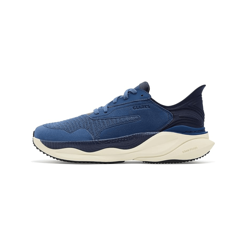 Clarks Pace Men's Performance Trainer Shoes - Blue 5