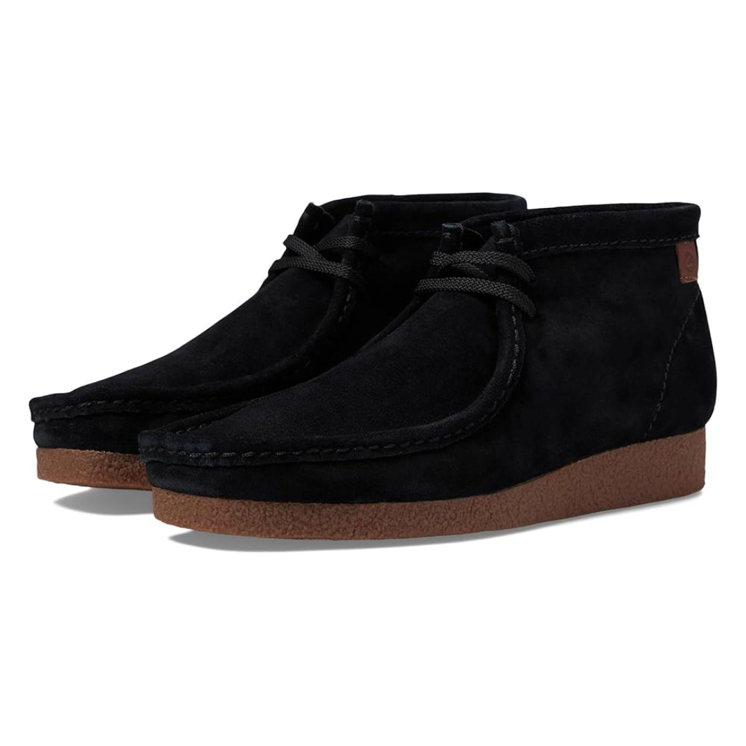 Clarks Shacre Men's Black Suede Boot 2
