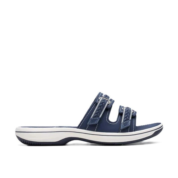 Clarks Women's Breezey Eve H Navy Sandals 1