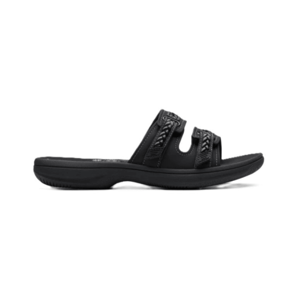 Clarks Women's Breezey Eve Sandals Black / Black Sandal 1