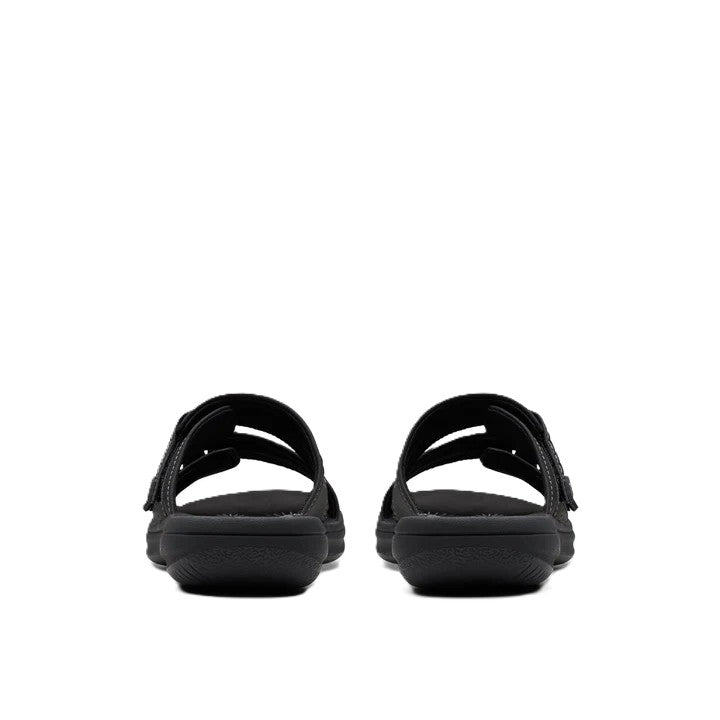 Clarks Women's Breezey Eve Sandals Black / Black Sandal 5