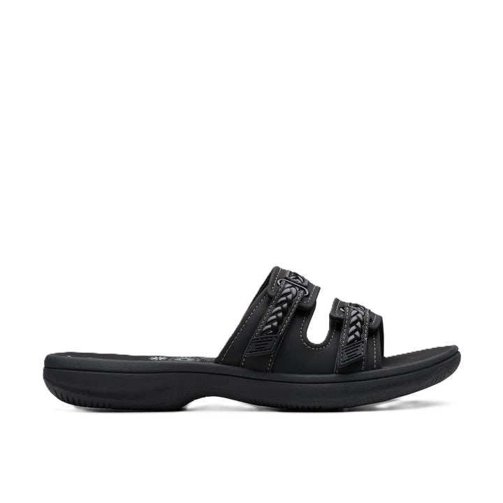 Clarks Women's Breezey Eve Sandals Black / Black Sandal 1