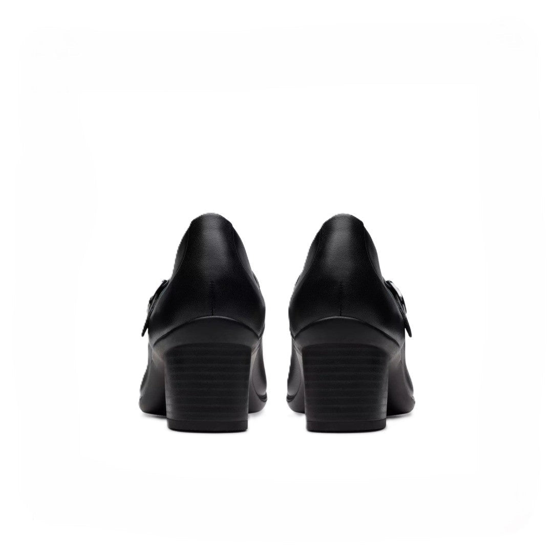 Clarks Women's Shaya Jane Black Leather 82996 8