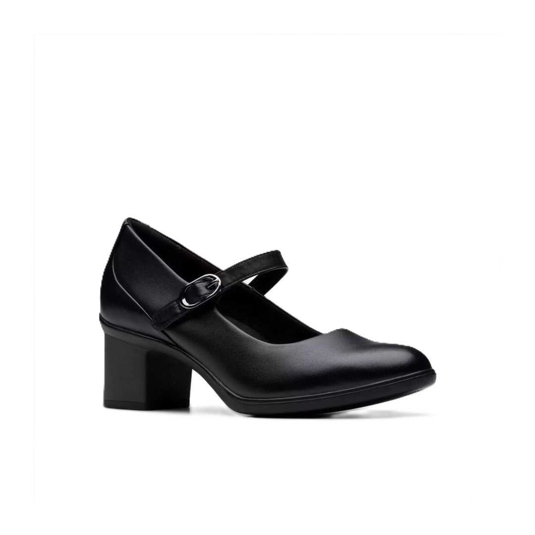 Clarks Women's Shaya Jane Black Leather 82996 2