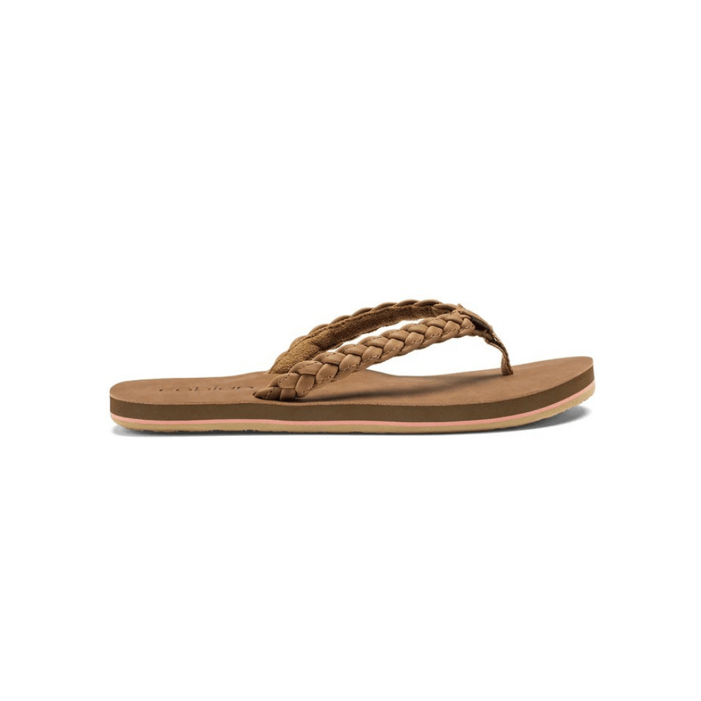 Cobian Women's Bethany Braided Pacifica Sandal - Tan 1