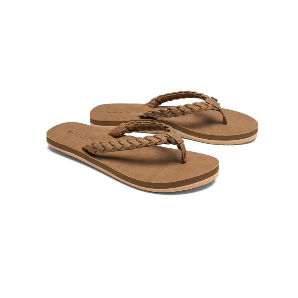 Cobian Women's Bethany Braided Pacifica Sandal - Tan 3