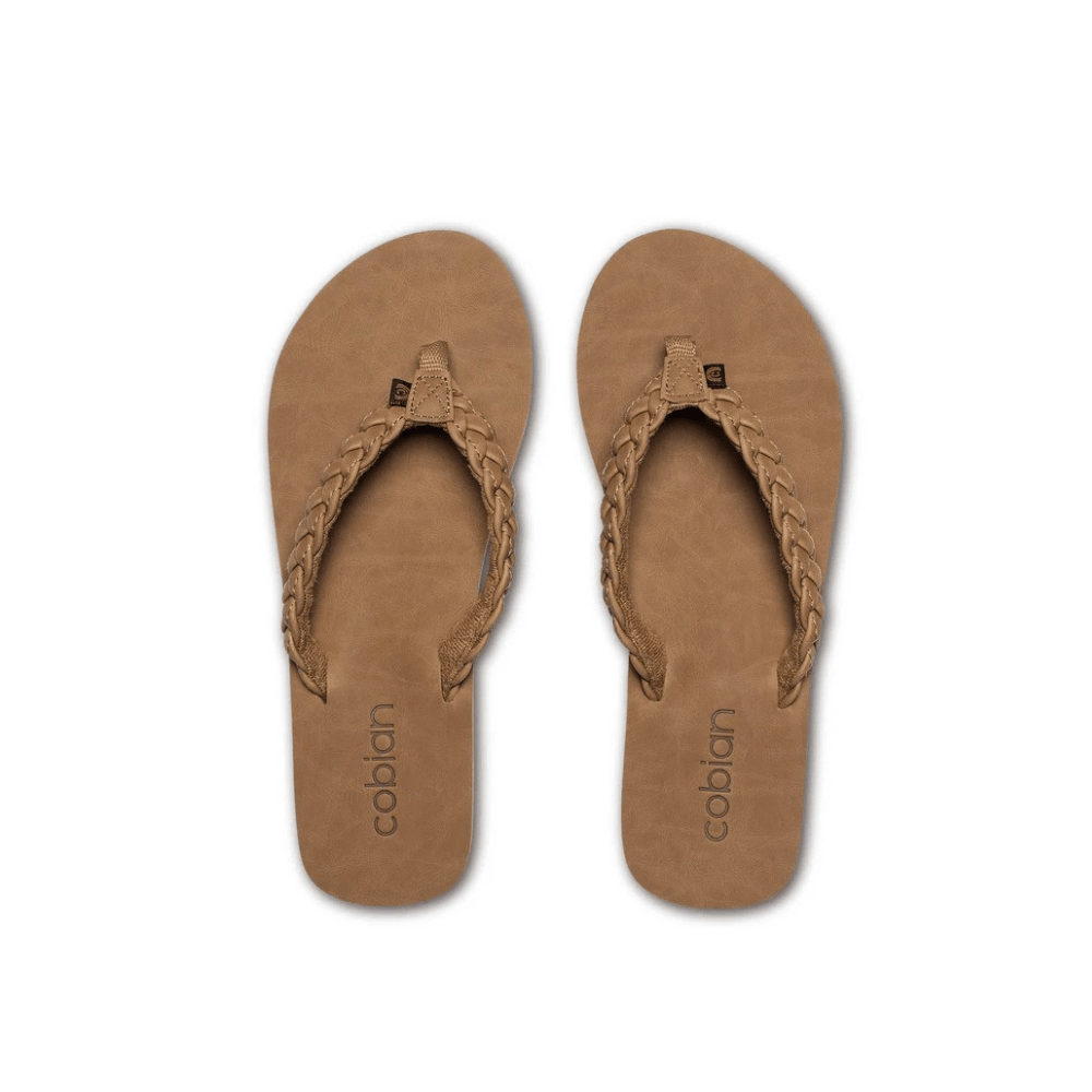 Cobian Women's Bethany Braided Pacifica Sandal - Tan 2