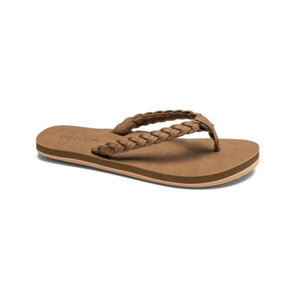 Cobian Women's Bethany Braided Pacifica Sandal - Tan 5