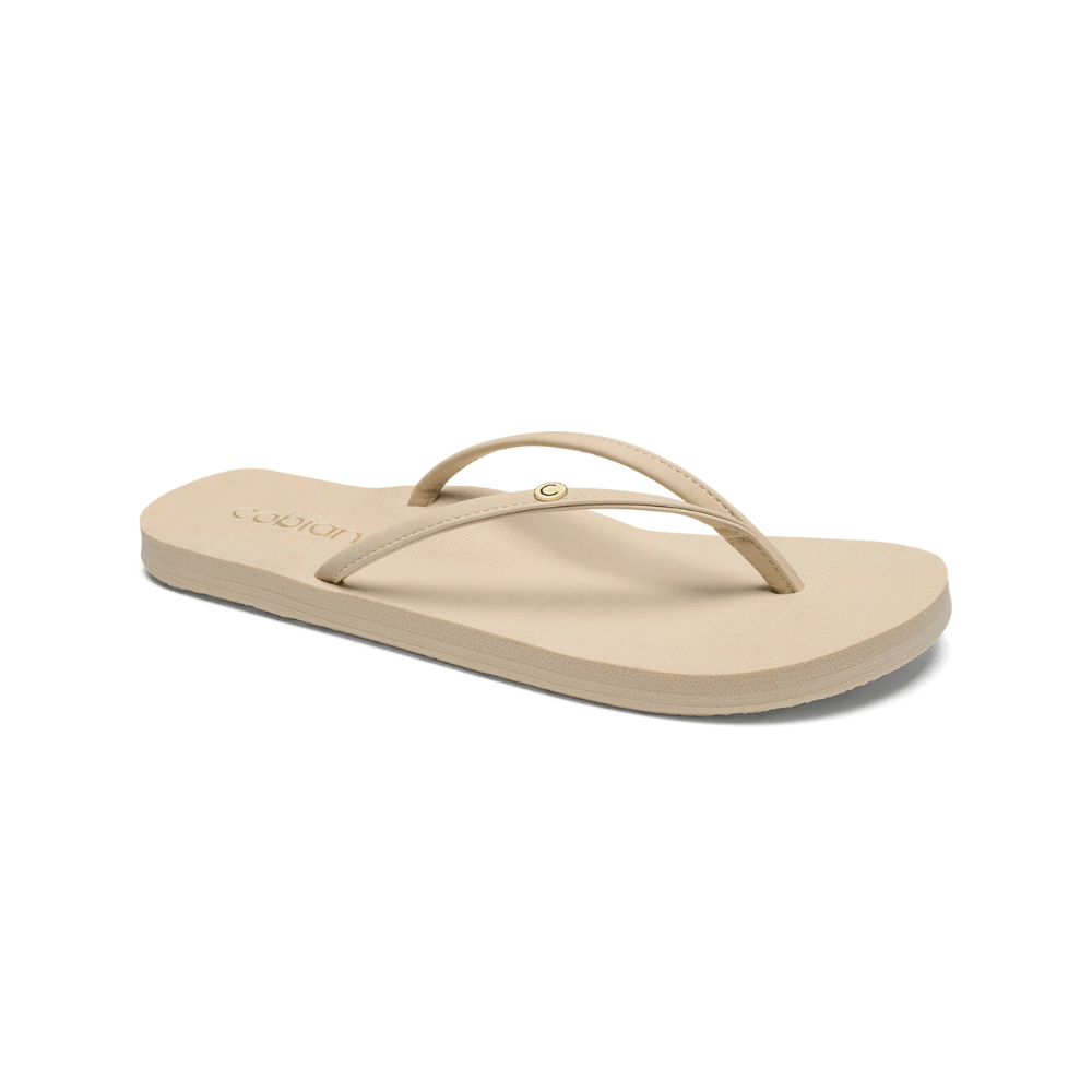 Cobian Women's Nias Bounce 2™ Full arch support Flip‑Flops - Cream 2