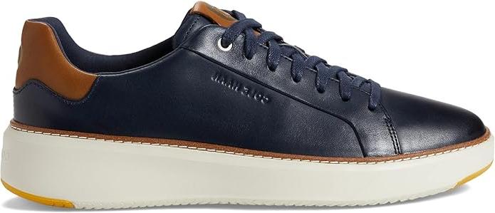 Cole Haan Grandpro TopSpin Sneaker Navy Blazer Leather/British Tan/Ivory 3