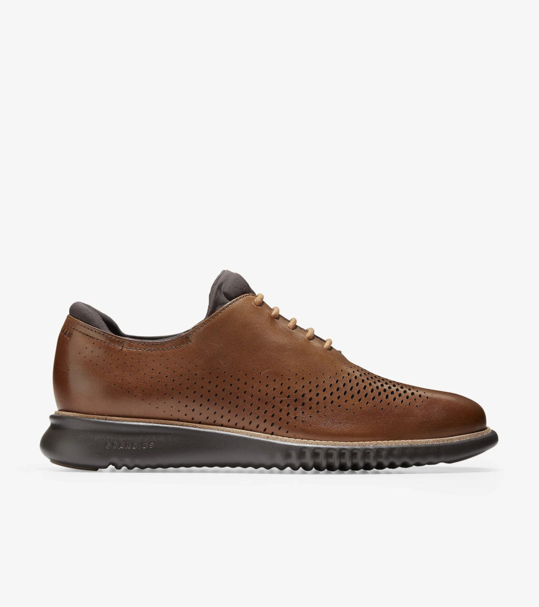 Cole Haan Men's 2.Zerogrand Laser Wingtip Oxford, British tan/Java 3