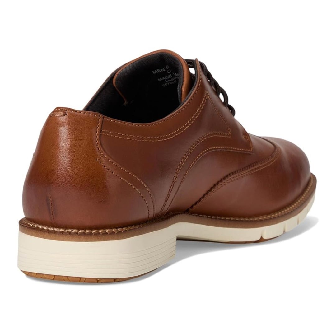 Cole Haan Men's Flexgrand360 Wingtip Oxford British Tan / Ivory Shoes 6