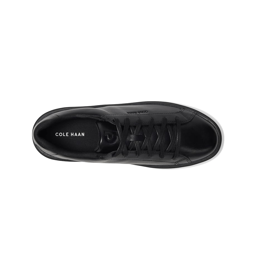 Cole Haan Men’s Grand Crosscourt Daily Leather Sneaker - Black/Black 5