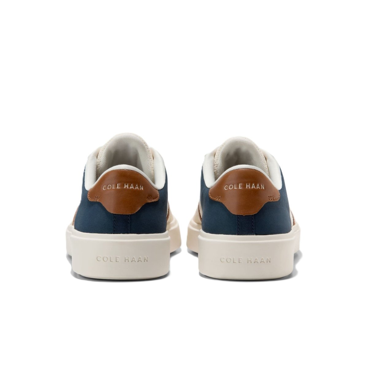 Cole Haan Men's Grand Crosscourt Winner Ivory/ Navy Blazer Sneakers 4