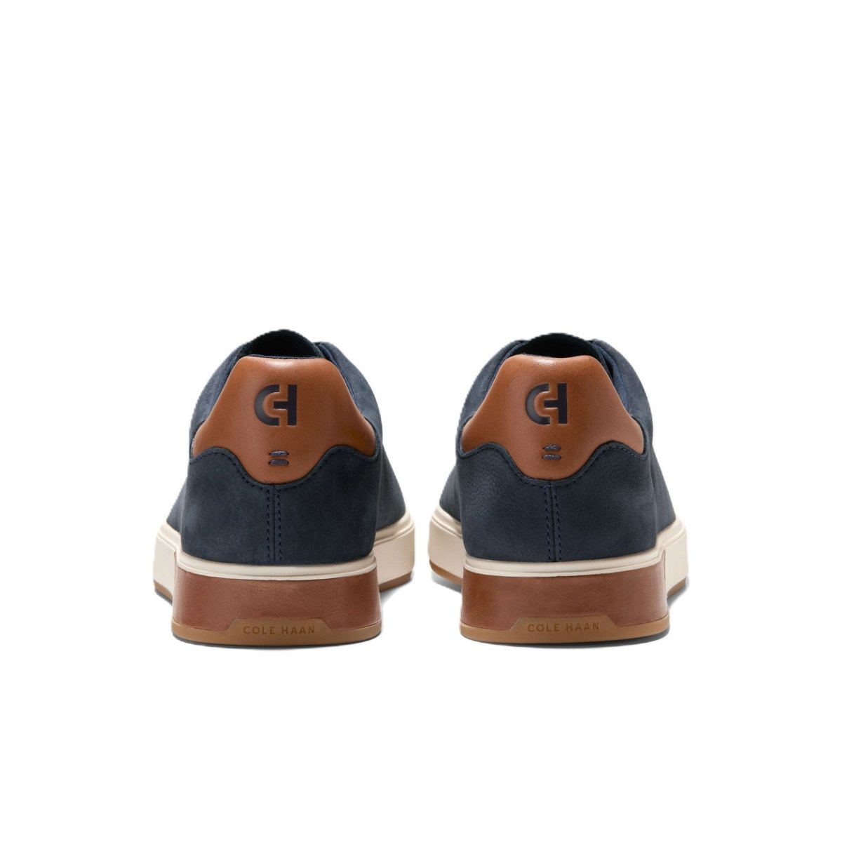 Cole Haan Men's Grandpro Angleace Navy Blazer - British Tan - Gum Sneakers 5