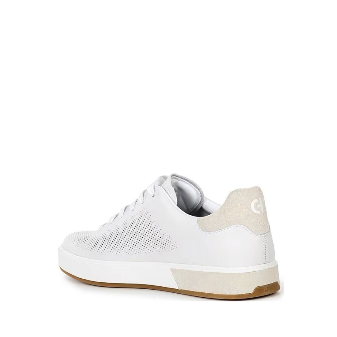 Cole Haan Men's Grandpro Angleace Optic White / Silver Birch Sneakers Shoes 4