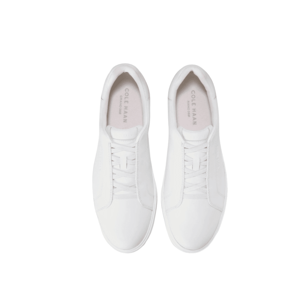 Cole Haan Men's GrandPrø Luxe Slip - On Sneakers - Optic White/Optic White 4