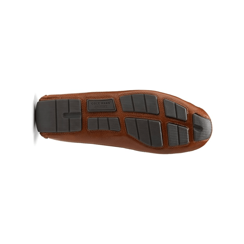 Cole Haan Men's Wyatt Penny Driver, Leather Shoes British Tan/Nicotine 5