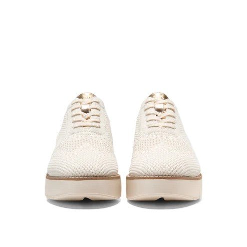 Cole Haan Women's Grand City Platform Sneaker Soft Gold Metallic - Ivory 4