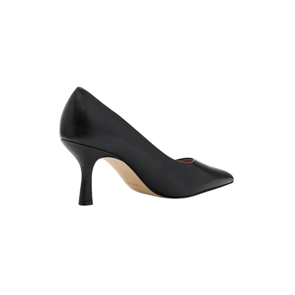 Cole Haan Women's Hansell Pointed Toe Leather Pump - Black Leather 2