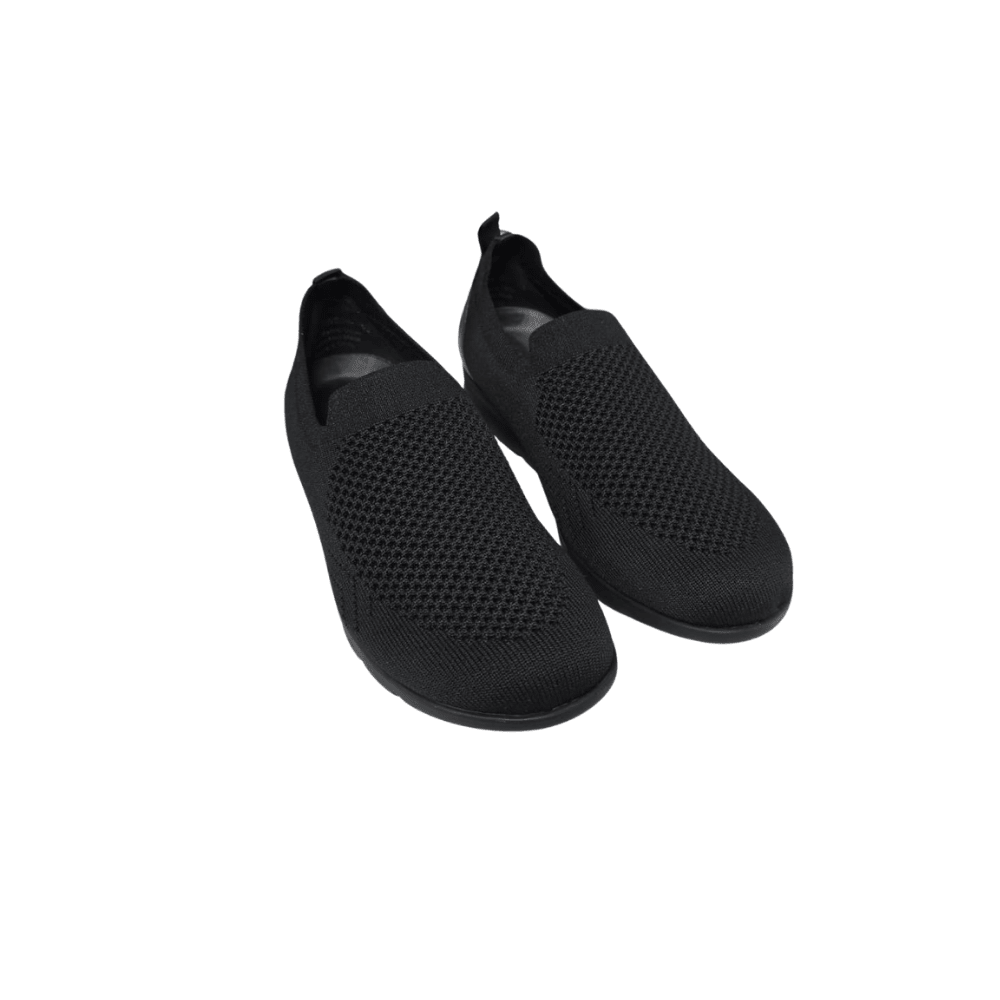David Tate Women's Ultimate Stretch Slip - On Loafer - Black Stretch 2
