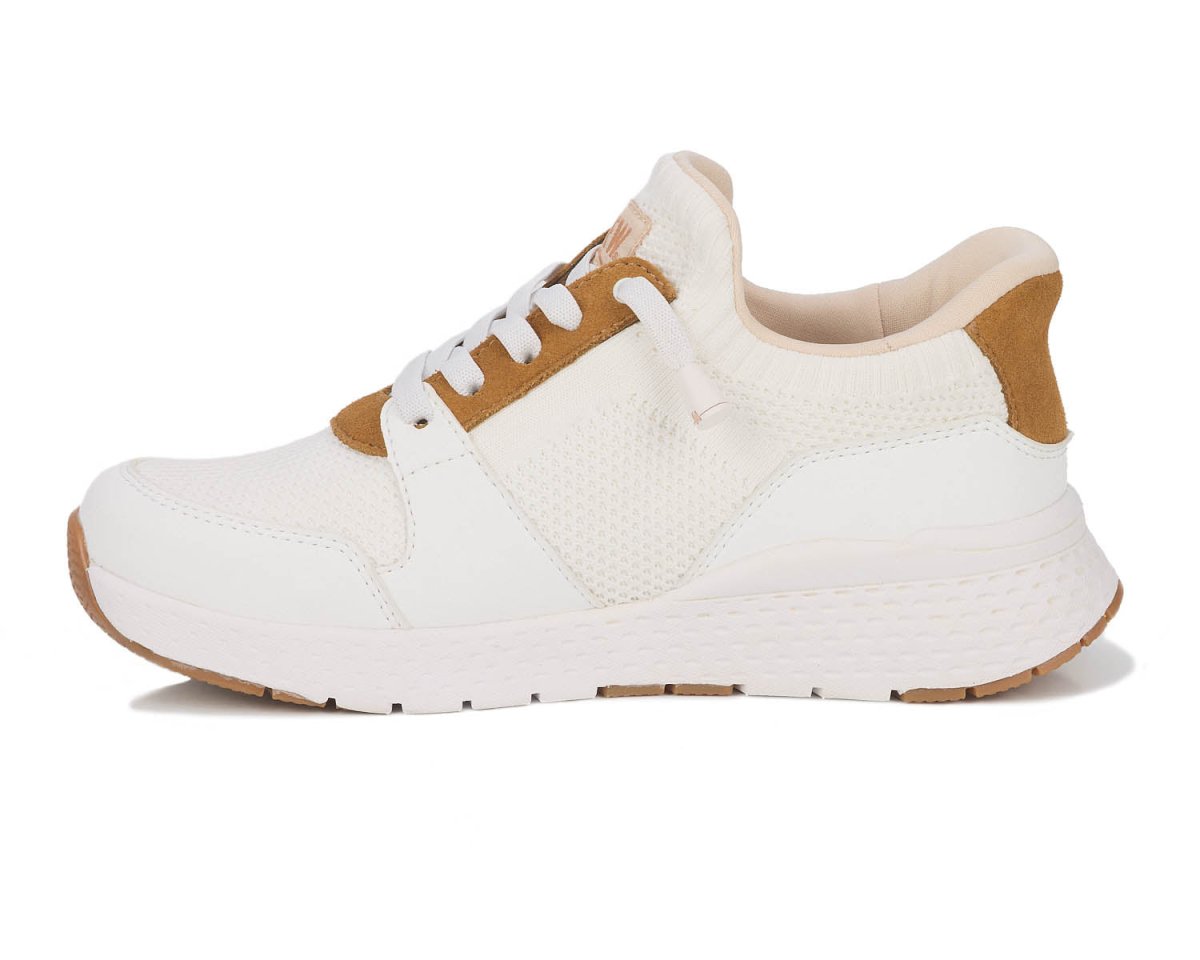 Drew Bobbie Women's Hand's Free Sneakers - White Mesh Combo 5