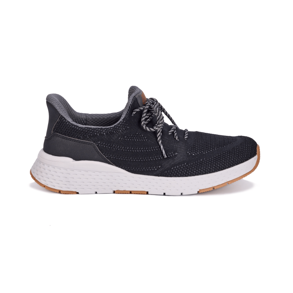 Drew Men’s Echo – Hands - Free Comfort Sneaker Black Mesh Combo 1