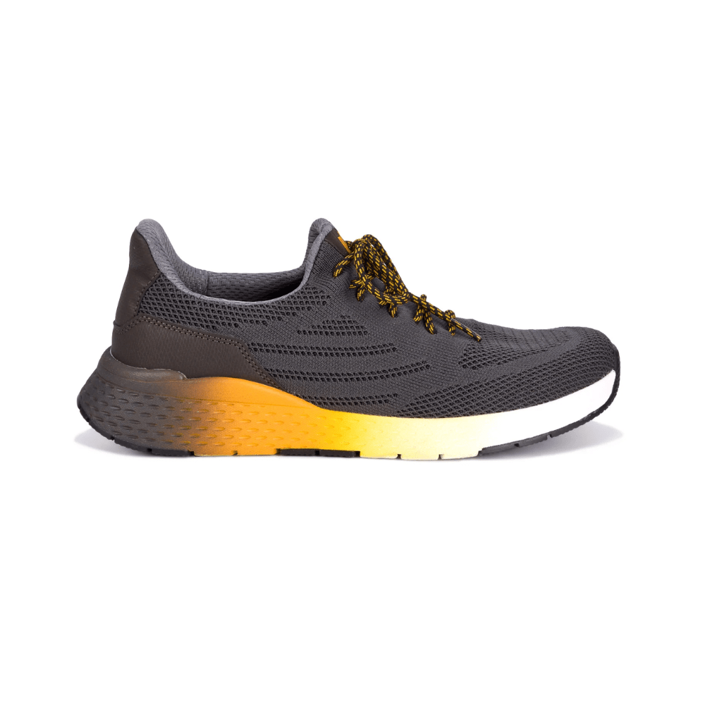 Drew Men’s Echo – Hands - Free Comfort Sneaker Grey Mesh Combo 1