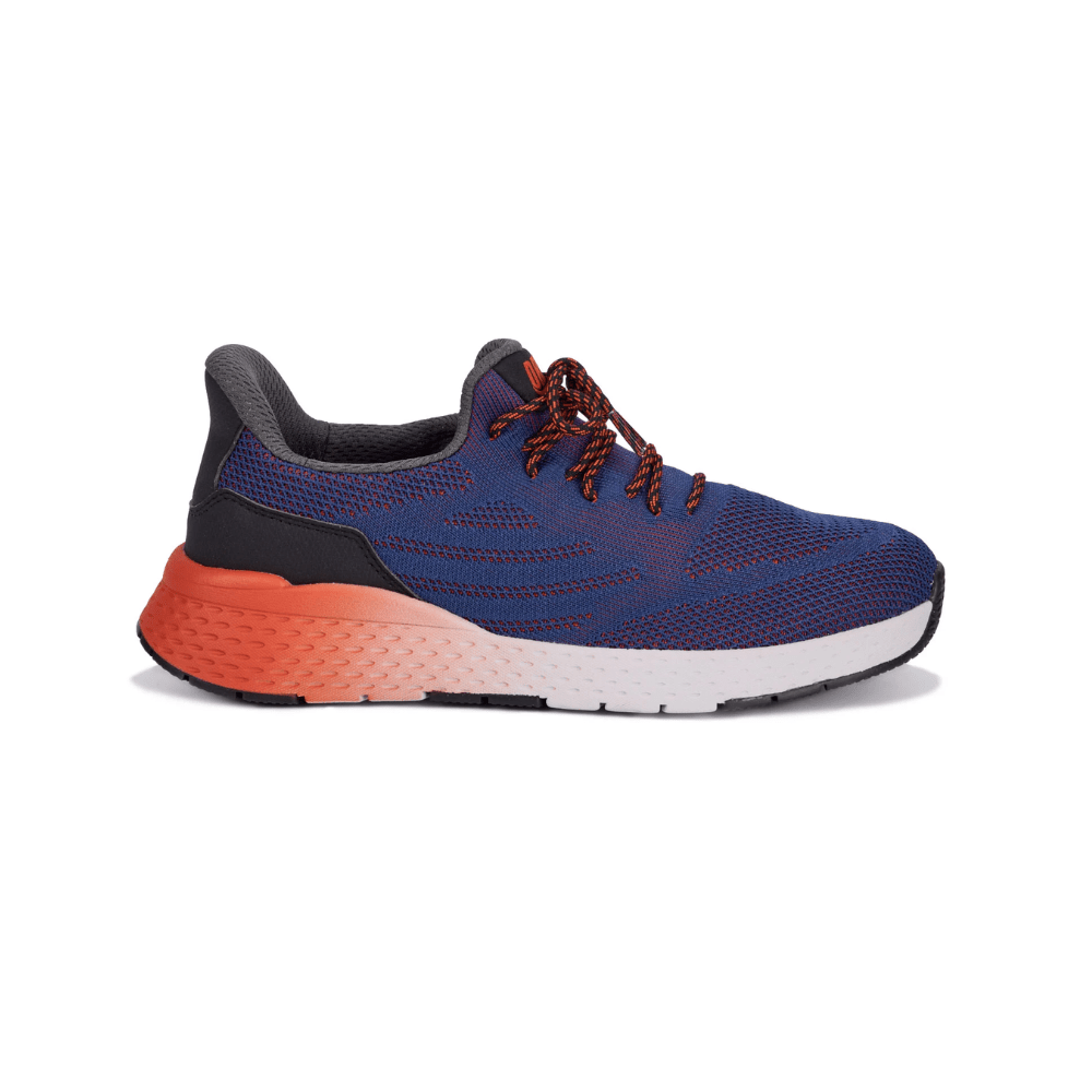 Drew Men’s Echo – Hands - Free Comfort Sneaker Navy Mesh Combo 1