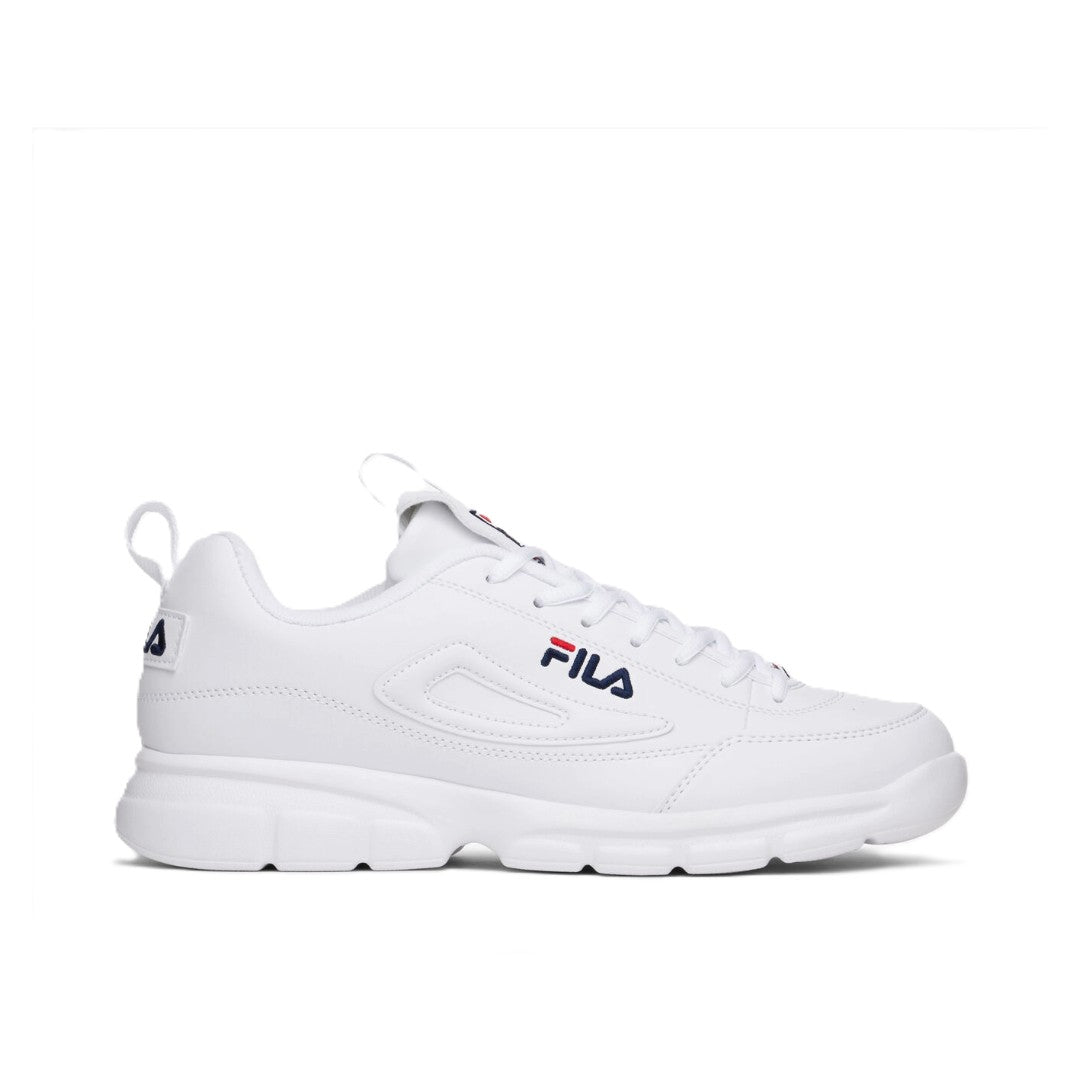 Fila Men's Disruptor SE White Navy Red Sneaker Shoes 1