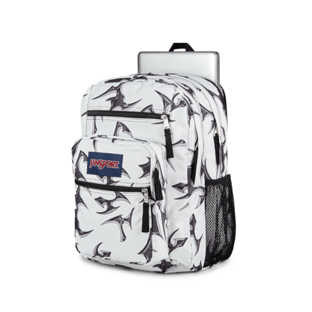 JanSport Big Student Backpack – Cyber Silver White 6