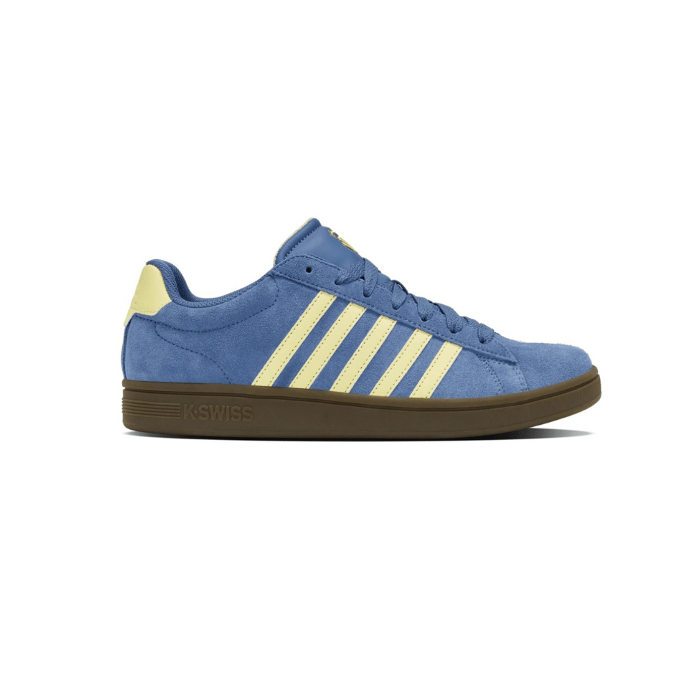 K - Swiss Court Tiebreak II SDE Men's Blue Horizon/Wax Yellow/Dark Gum 09492 - 466 - M 1