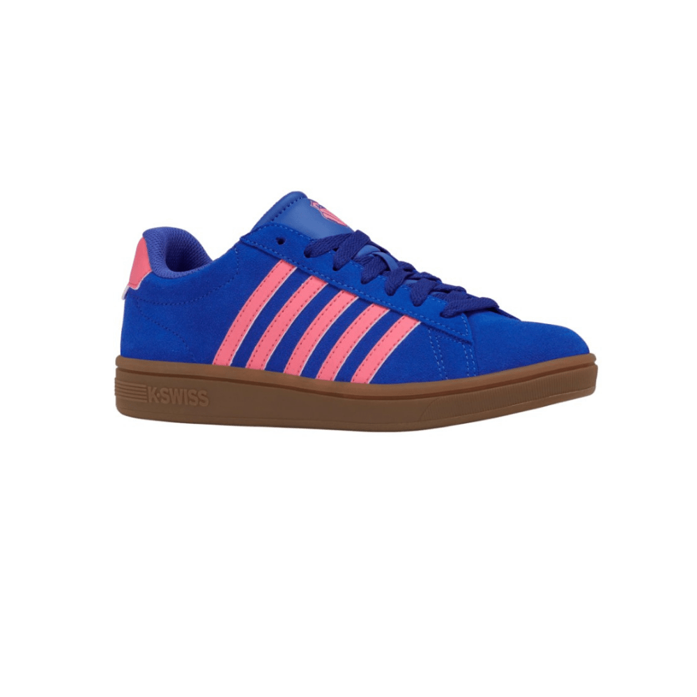 K - Swiss Court Tiebreak II SDE Women’s Dazzling Blue/Pink Lemonade/Gum 99492 - 480 - M 2