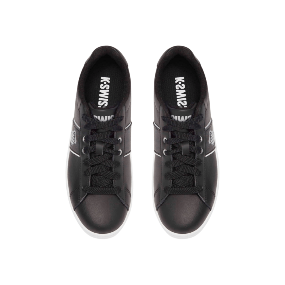 K - Swiss Men's Classic Court Vittora Tennis Shoes - Black Silver 06963019 2
