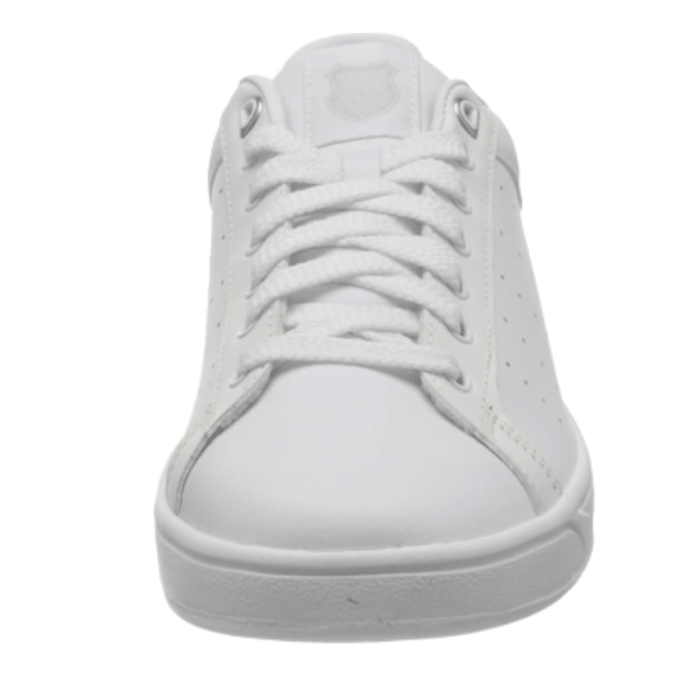 K - Swiss Men's Clean court CMF Tennis shoes - White/Full Gray 7