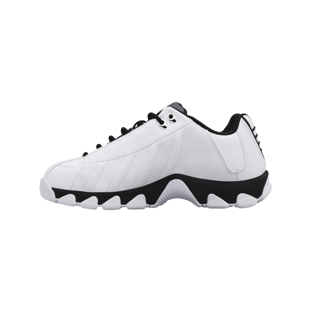 K - Swiss Men's ST329 CMF Leather Tennis Sneaker White/Black 3