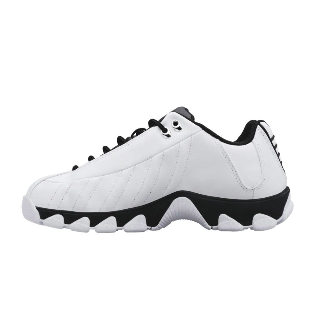K - Swiss ST329 CMF White Black 03426 - 102 Leather Men's Wide Shoes 4
