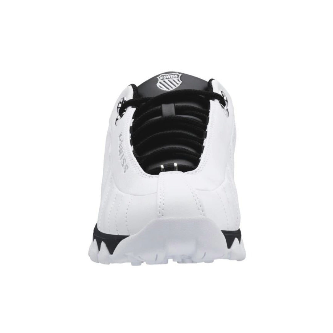 K - Swiss ST329 CMF White Black 03426 - 102 Leather Men's Wide Shoes 6