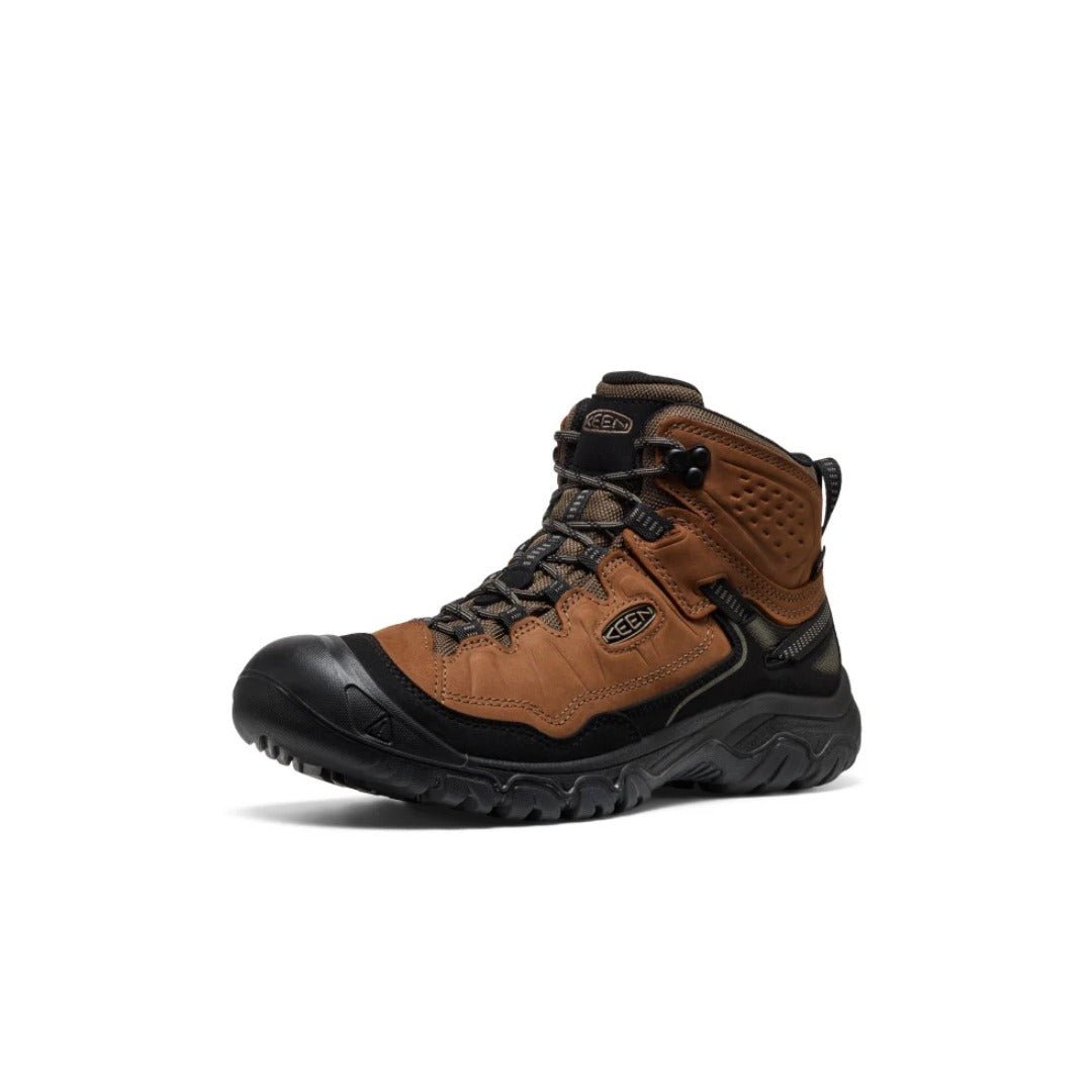 Keen Men's Targhee IV Waterproof Hiking Boot Bison / Black 6