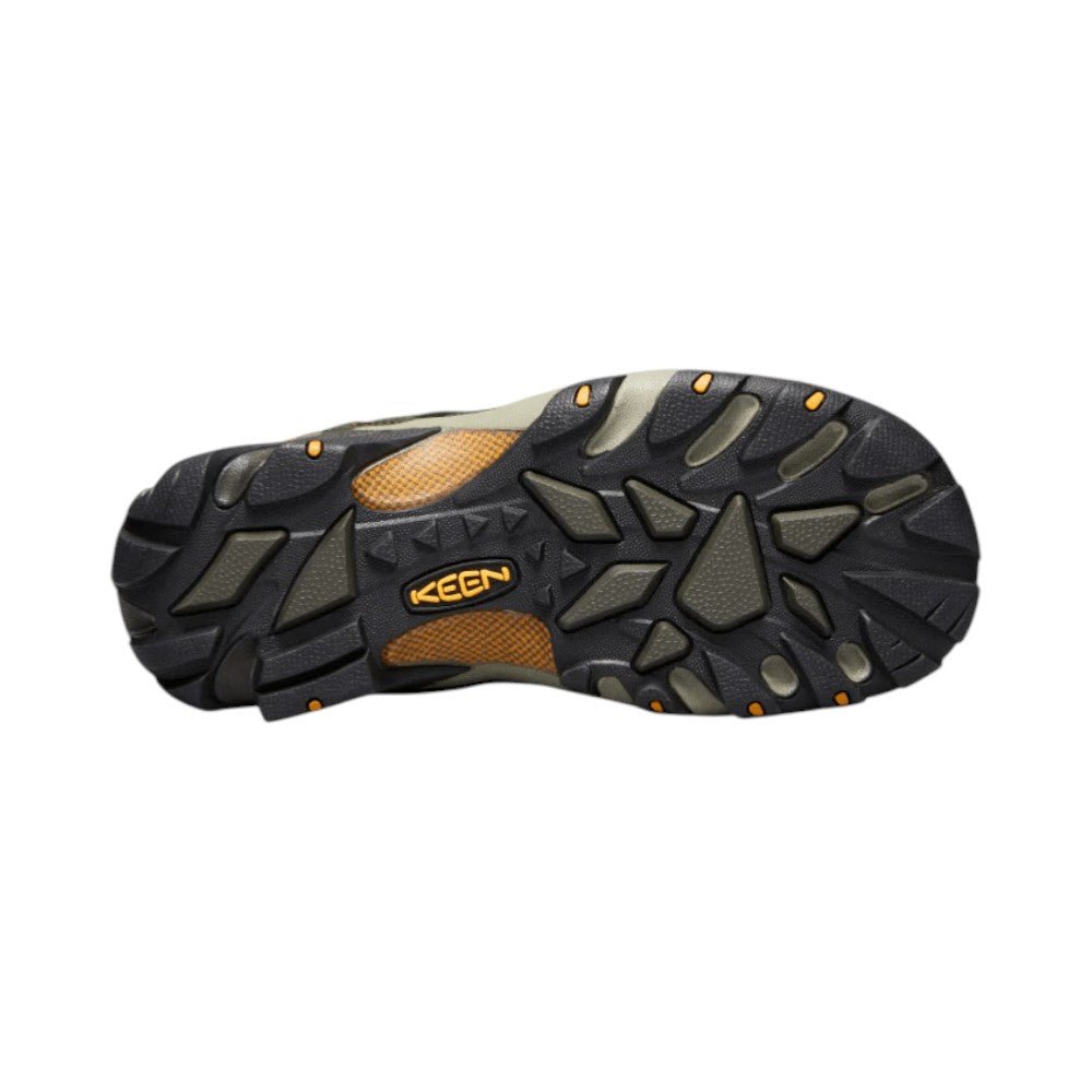 Keen Men's Voyageur All Terrain performance Hiking Shoes - Black Olive / Inca Gold 5