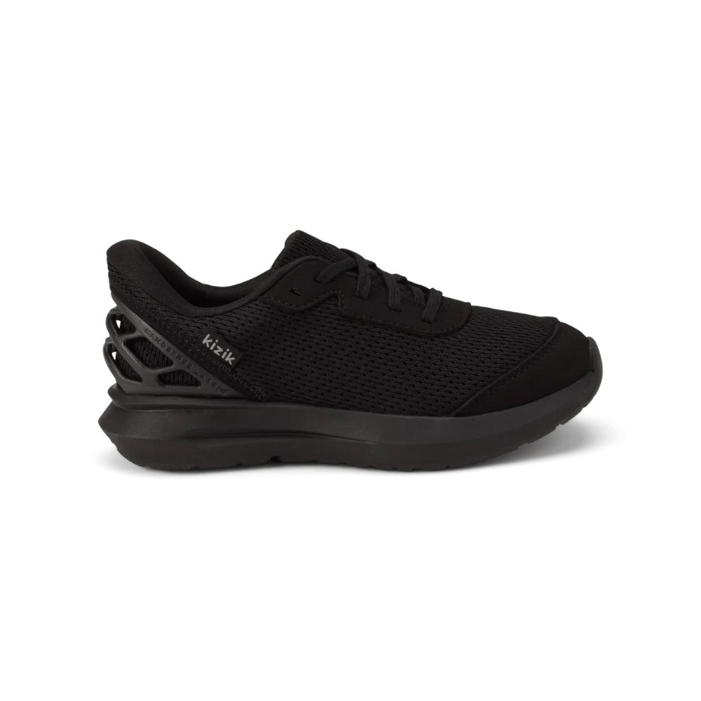 Kizik Kid's Athens 2 Hand's Free Unisex Lightweight Sneaker - Blackout 1