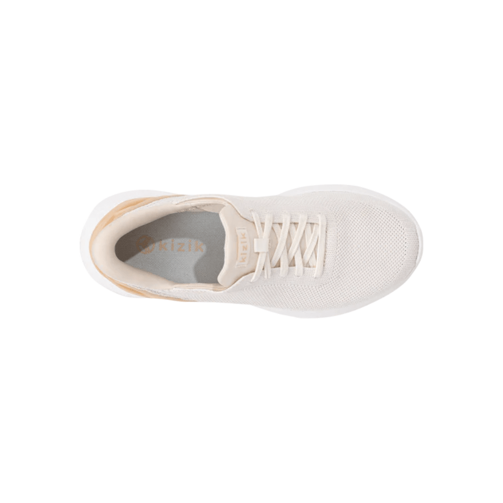 Kizik Athens Unisex Hands - free Breathable Shoes - White Creme 4
