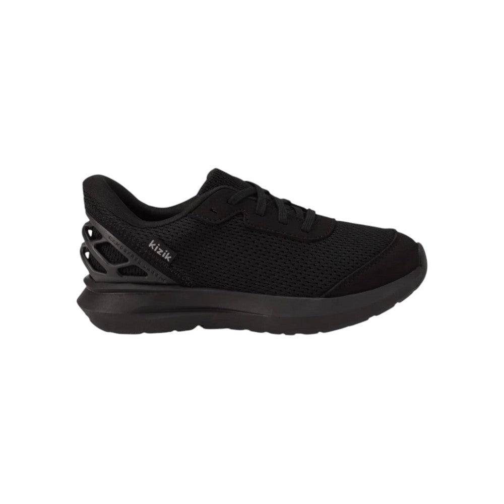 Kizik Kid's Athens 2 Hand's Free Unisex Lightweight Sneaker - Blackout 1