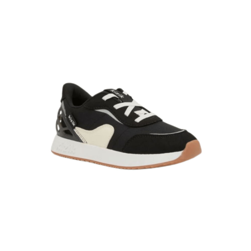Kizik Kids' Orlando Hands-Free Athletic Sneakers - Black/White 3