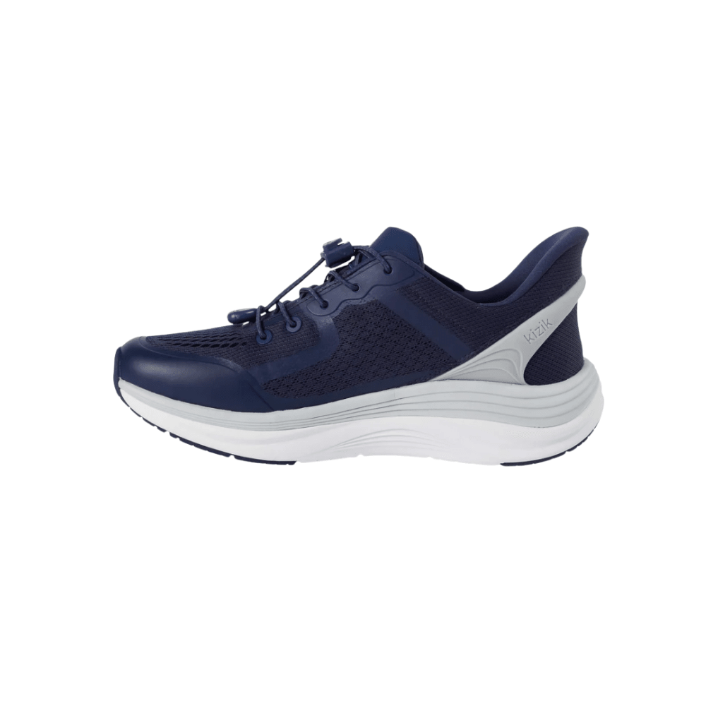 Kizik Men's London Hand's Free Lightweight Breathable Sneakers - Naval Academy/Harbor Mist 6
