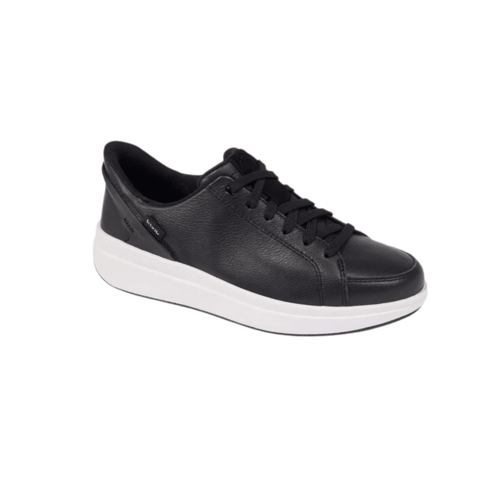 Kizik Sydney Women's Hands - Free Lightweight Leather Sneaker - Black 2