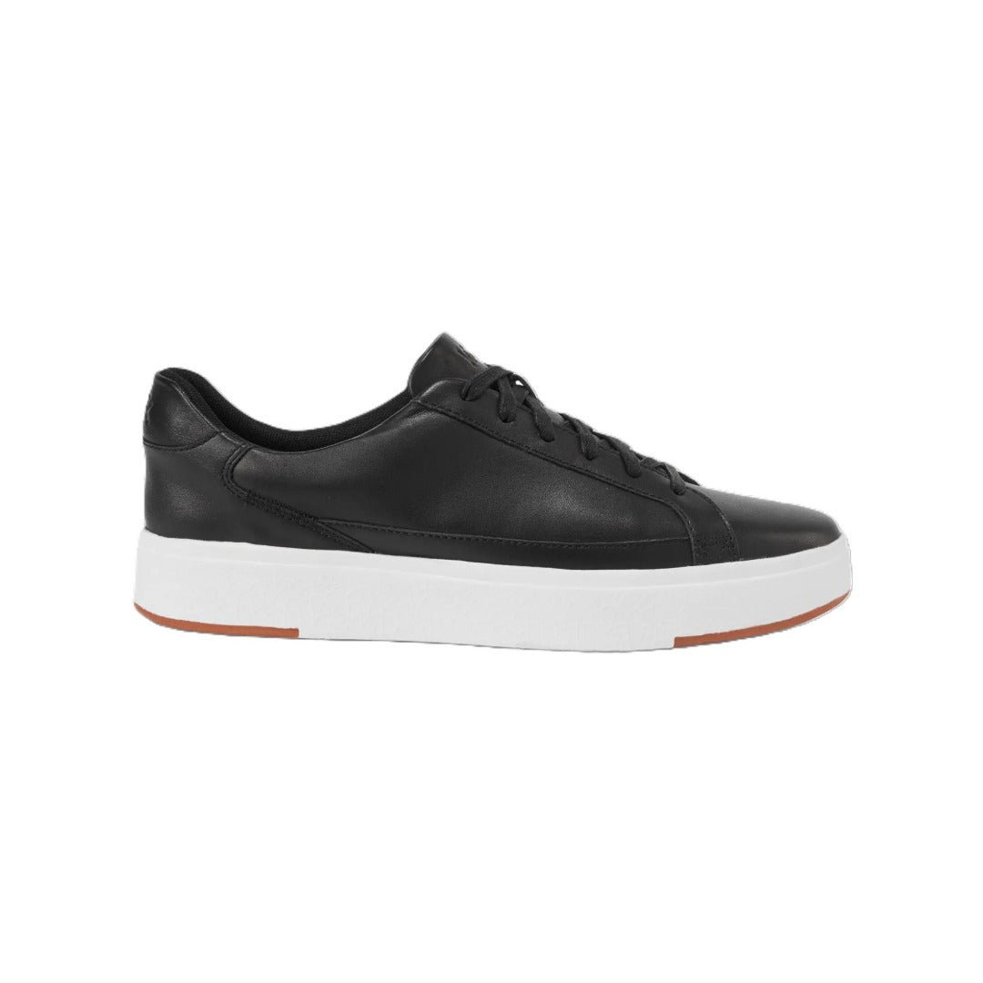 Kizik Vegas Black / White Hands-Free Leather Unisex Sneakers 1