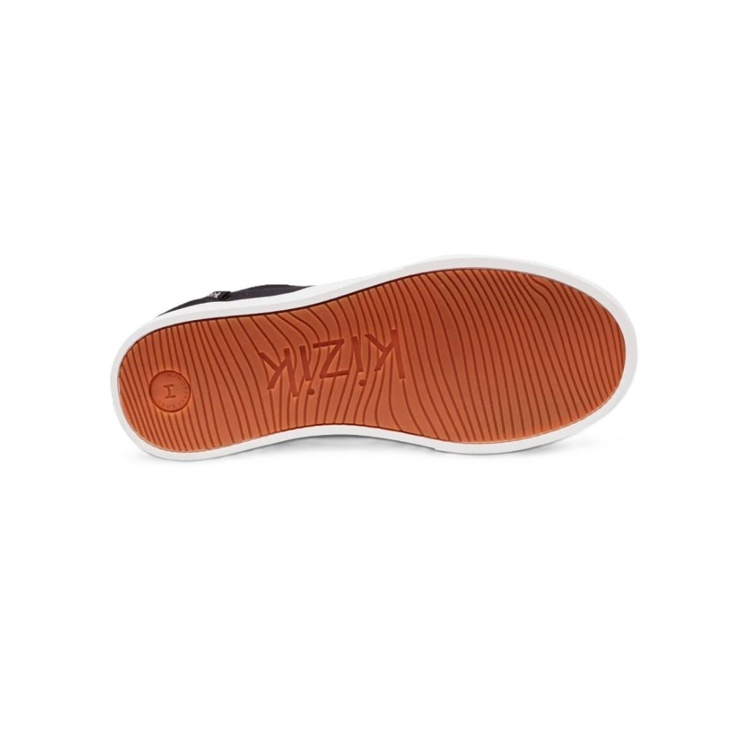 Kizik Venice Black Canvas Hands - Free Unisex Sneakers | Slip - On Shoes 4